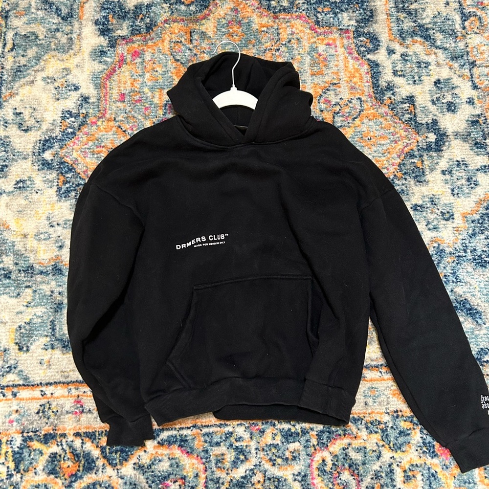 black DRMERS CLUB hoodie